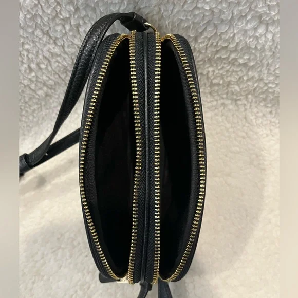 COACH JAMIE CAMERA CROSSBODY BAG WITH MATCHING WALLET BLACK LEATHER NWT! - Picture 7 of 9
